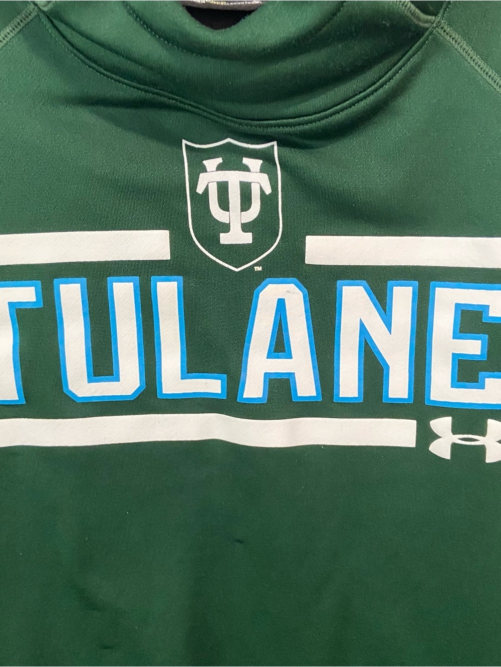 Under Armour Tulane Green Wave Hoodie Men's Size XL Green - Picture 3 of 8